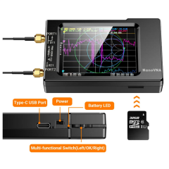 NanoVNA-H 50KHz-900MHz Vektör Ağ Spektrum Analizörü