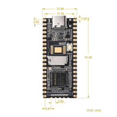LuckFox Pico RV1103 RISC-V Linux Geliştirme Kartı