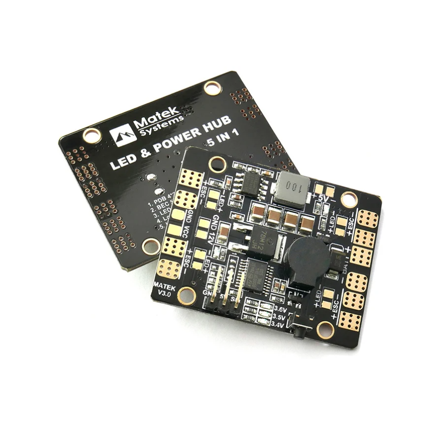 Matek PDB, Led and Power Hub - 5-in-1 / V3