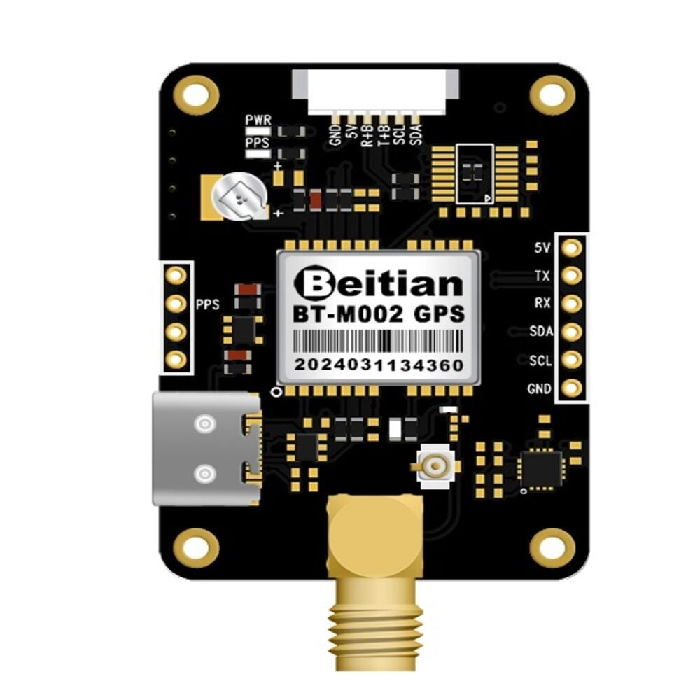 BT-M002 L1 + L5 Beidou GNSS Modülü, Dahili Pusula Entegre Modülü