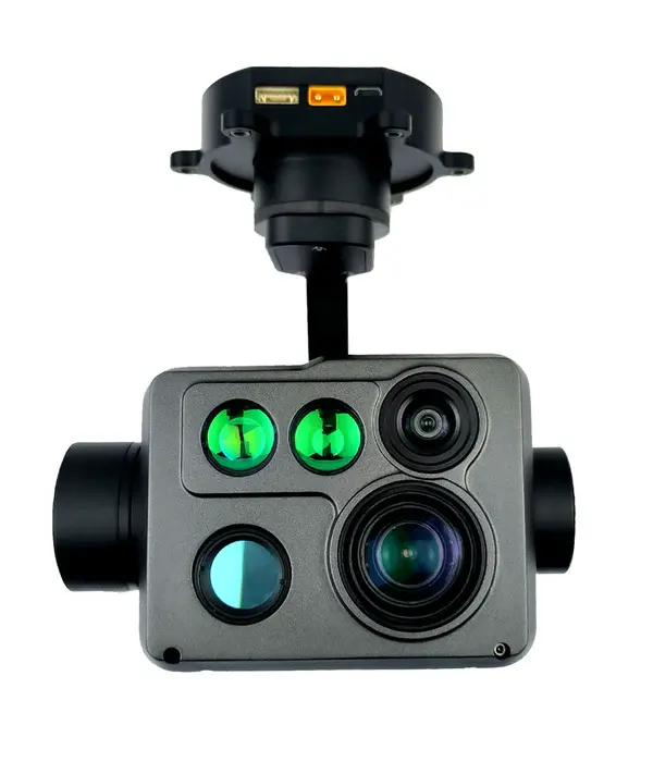 TOPOTEK KIT10C Termal Kamera ve Lazer İşaretleme Gimbal 3 Eksen 9x Zoom