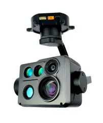 TOPOTEK KIT10C Termal Kamera ve Lazer İşaretleme Gimbal 3 Eksen 9x Zoom