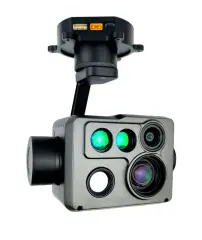 TOPOTEK KIT10C Termal Kamera ve Lazer İşaretleme Gimbal 3 Eksen 9x Zoom
