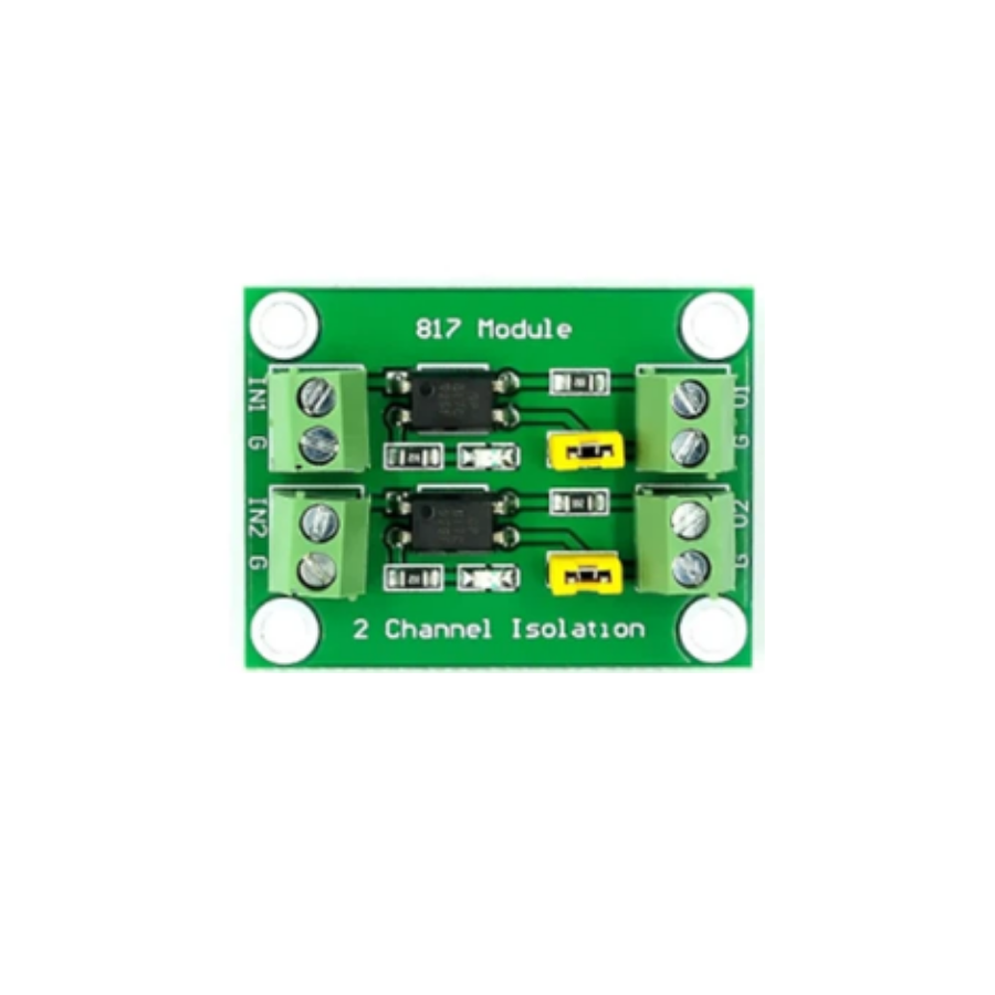 PC817 2 Kanal Optokuplör İzolasyon Modülü