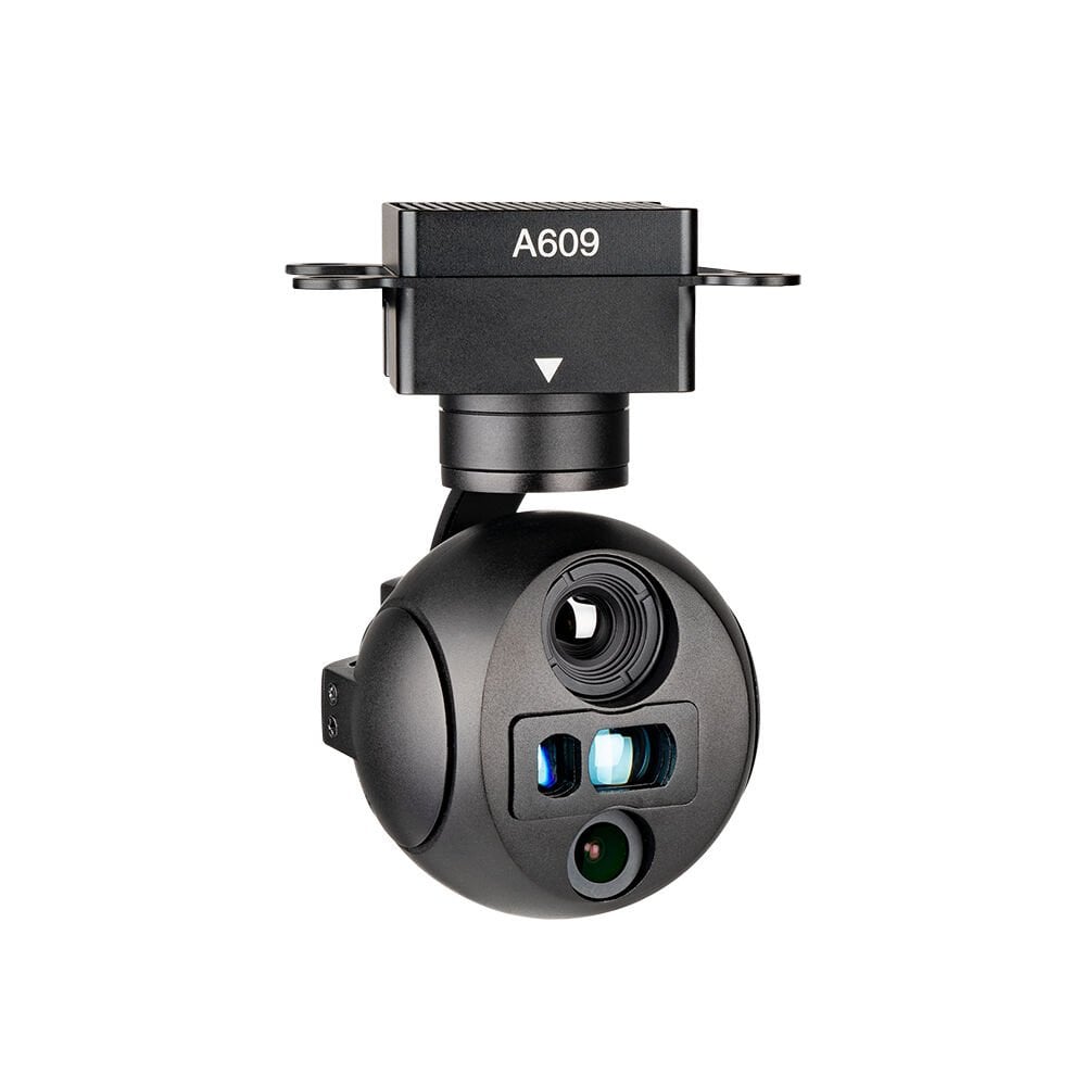ViewPro A609R Ultra-Kompakt En Hafif Üç Sensör 3 Eksenli EO/IR ve LRF Gimbal Kamera