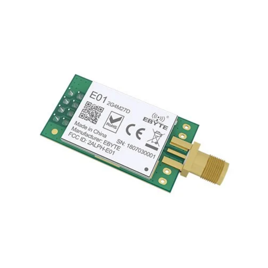 EBYTE NRF24L01P 2.4 - 2.525 GHZ E01-2G4M27D 5Km