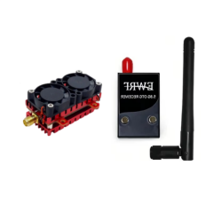 EWRF 708R 5.8G 48 Kanallı , 5.8ghz 2000w , Uzun Mesafeli Görüntü aktarıcı Modül ve HD Zoom lu Kamera Seti