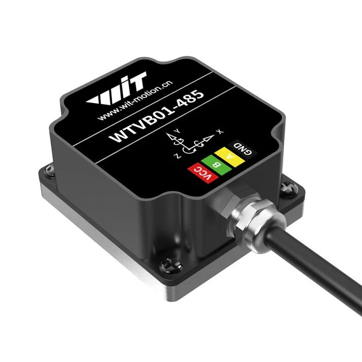 WTVB01-485 3 eksenli Titreşim Dağılımı+Hız+Genlik IP68 Su Geçirmez Sensörü