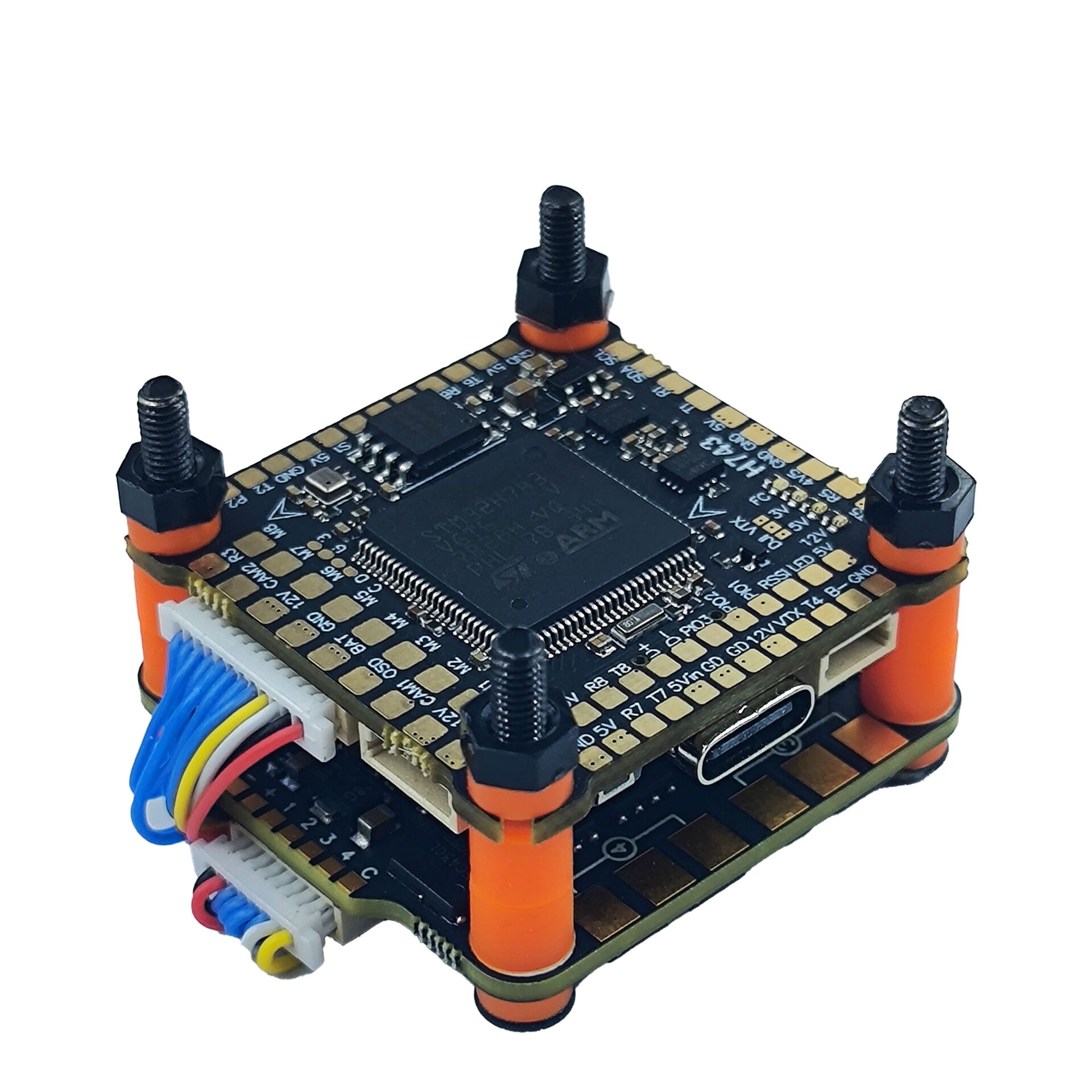 DAKEFPV H743 H7 FC FPV Drone Uçuş Kontrol Cihazı 70A Esc Stack