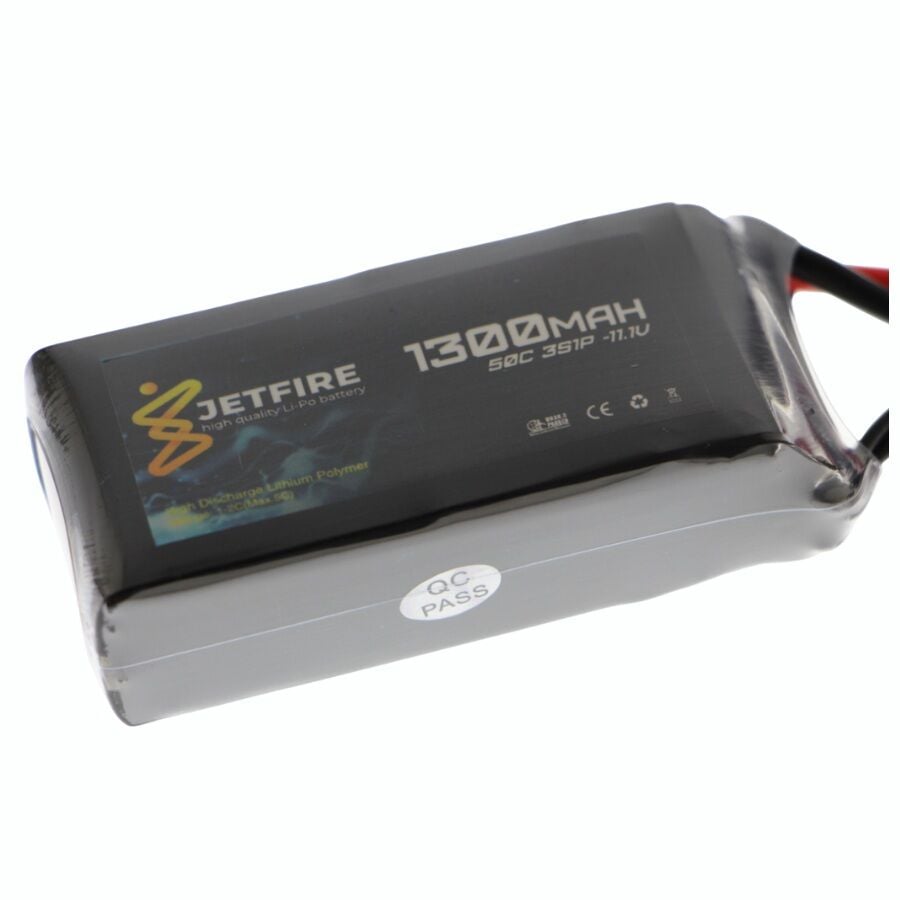 11.1V 3s 1300mah 50 Lipo Batarya Jetfire Pil