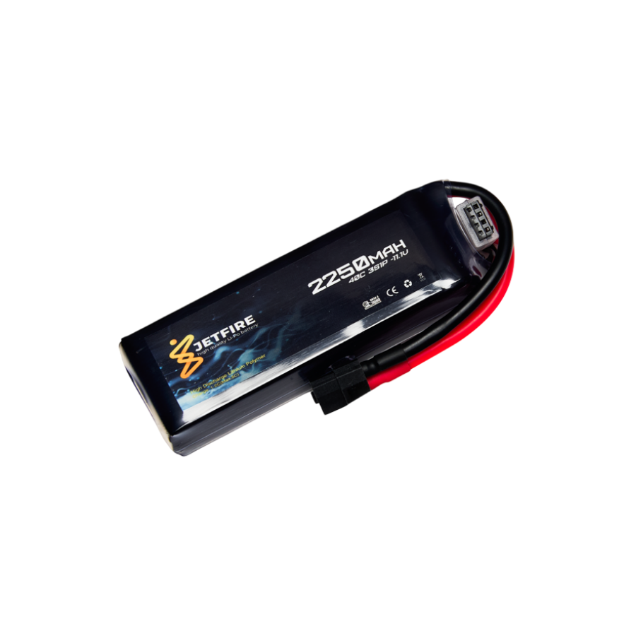 11.1V 3s 2250 mah 40 Lipo Batarya Jetfire Pil