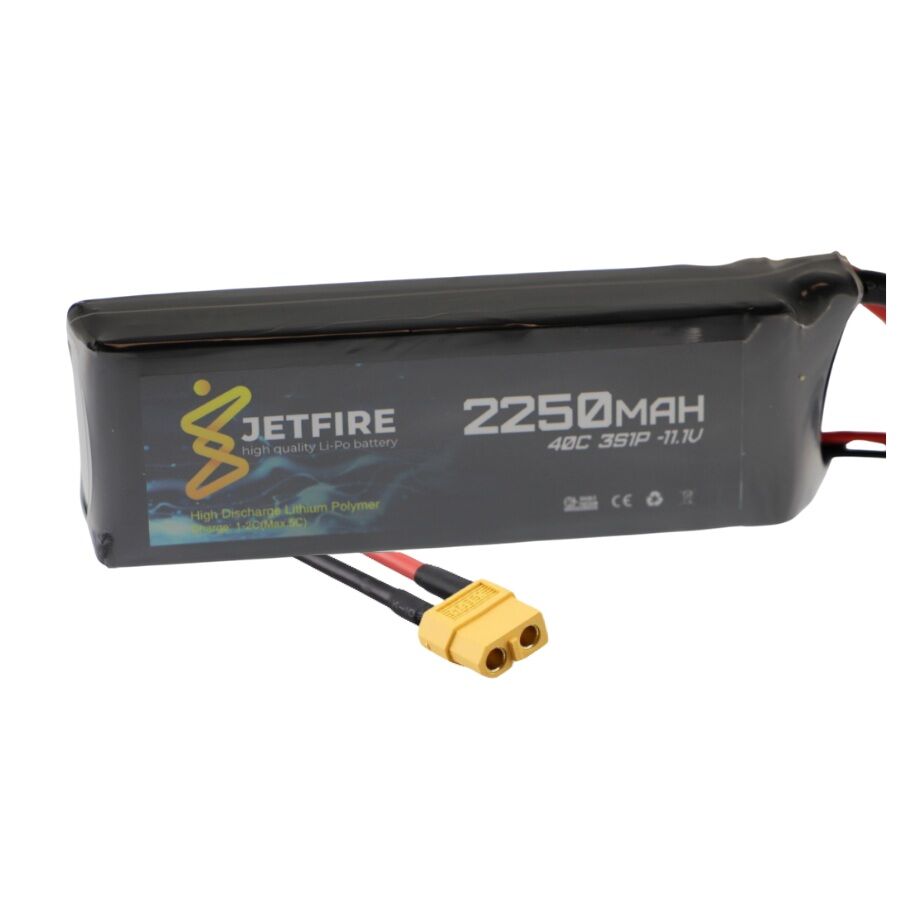 11.1V 3s 2250 mah 50 Lipo Batarya Jetfire Pil