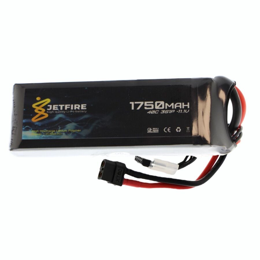 11.1V 3s 1750 mah 40c Lipo Batarya Jetfire Pil