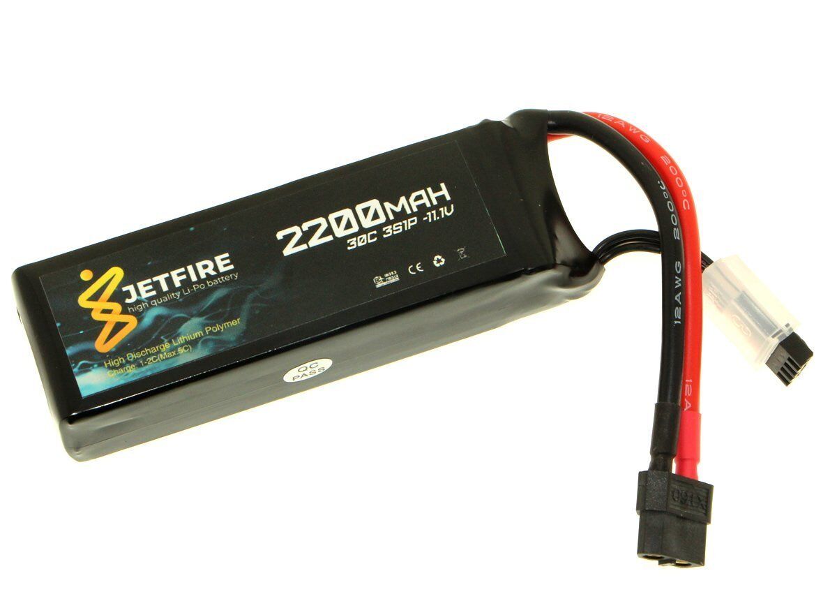 11.1V 3s 2200 mah 40c Lipo Batarya Jetfire Pil