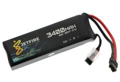 11.1V 3s 3400 mah 40c Lipo Batarya Jetfire Pil