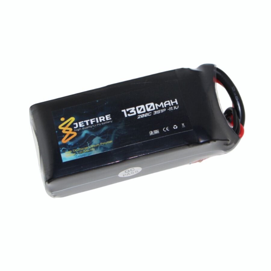 11.1V 3s 1300 mah 200c Lipo Batarya Jetfire Pil