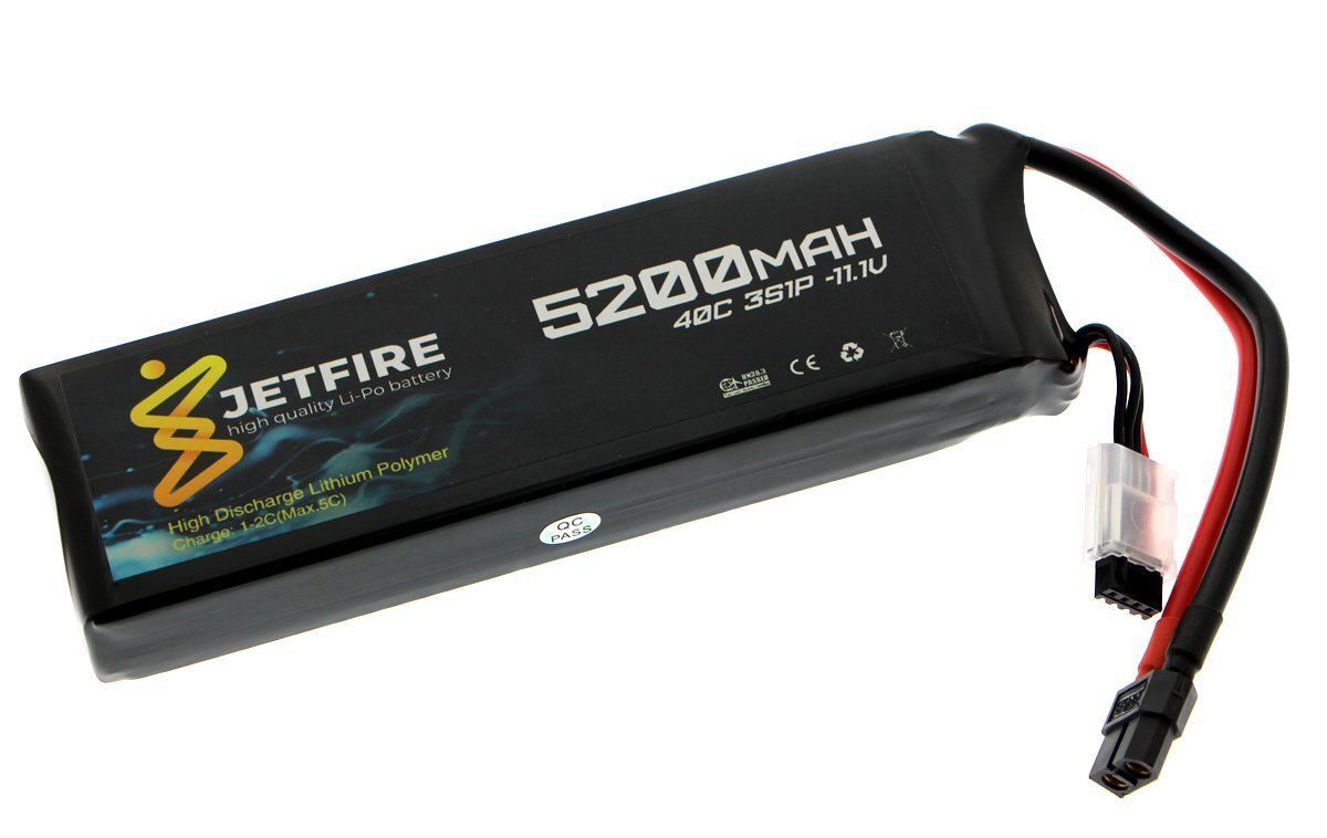 11.1V 3s 5200mah 40c Lipo Batarya Jetfire Pil