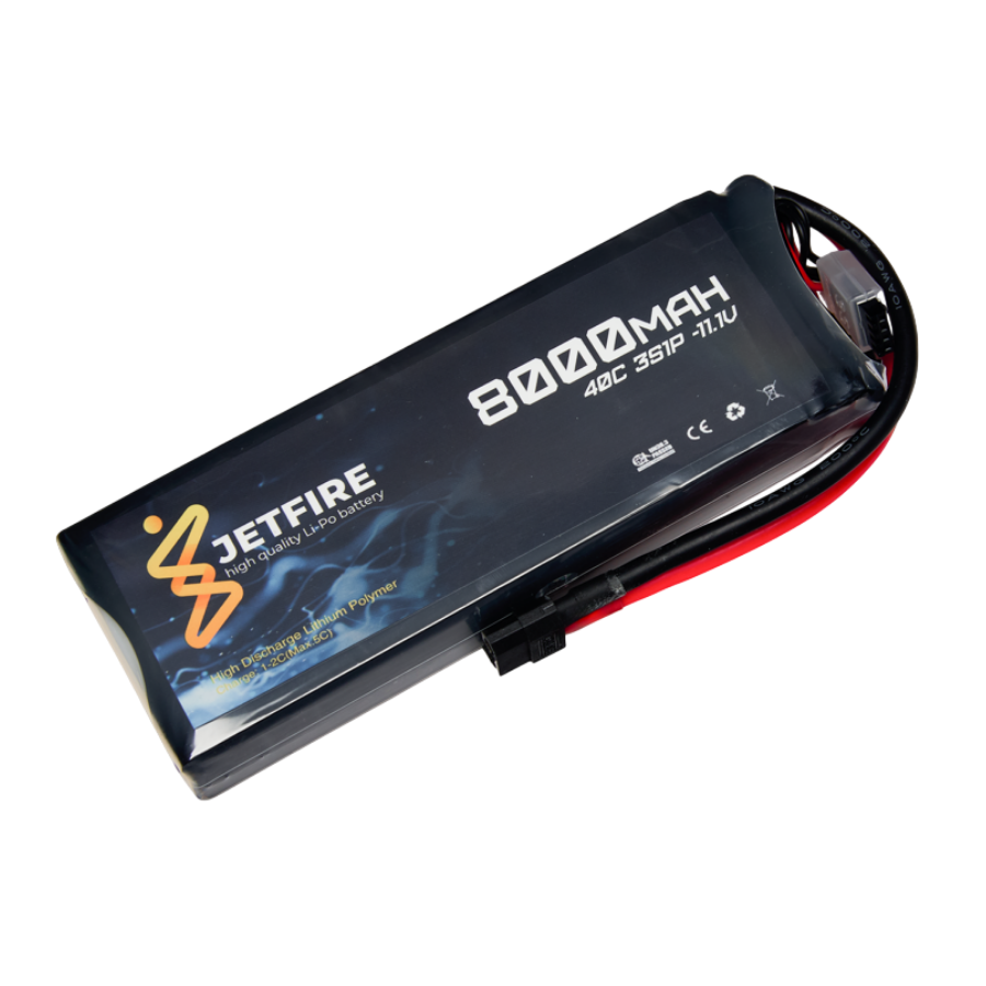 11.1V 3s 8000mah 40c Lipo Batarya Jetfire Pil