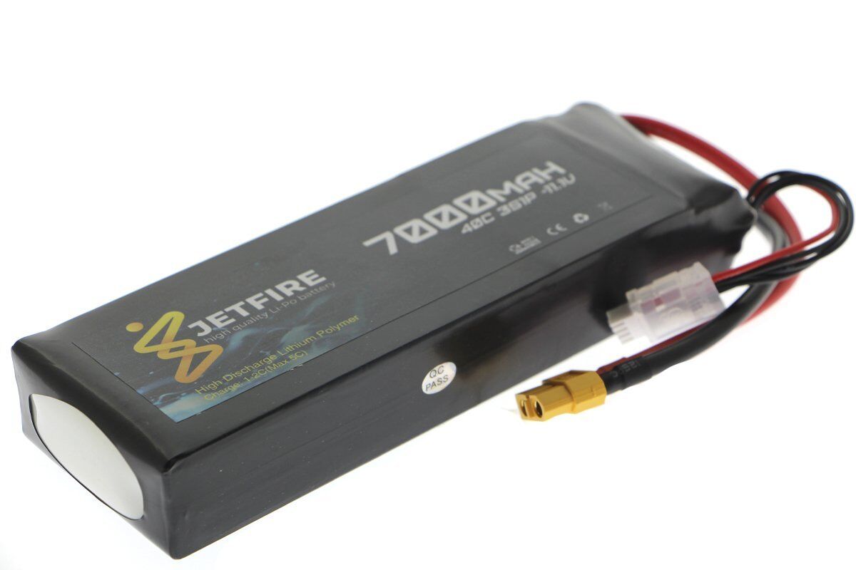 11.1V 3s  7000mah 40c Lipo Batarya Jetfire Pil
