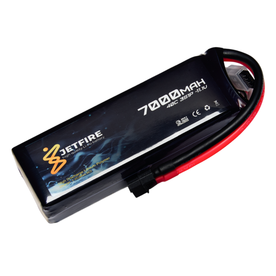 11.1V 3s  7000mah 40c Lipo Batarya Jetfire Pil