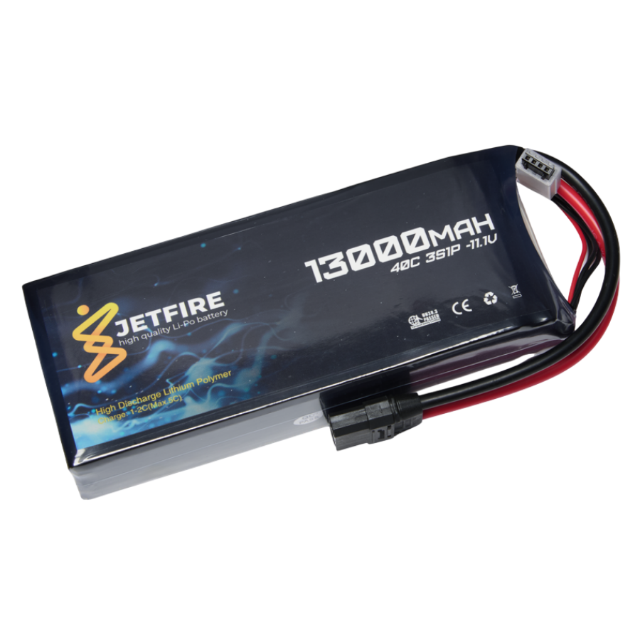 11.1V 3s 13000mah 40c Lipo Batarya Jetfire Pil