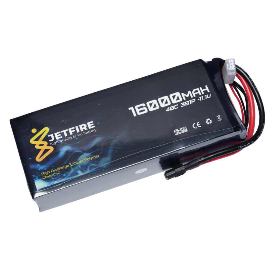 11.1V 3s 16000mah 40c Lipo Batarya Jetfire Pil