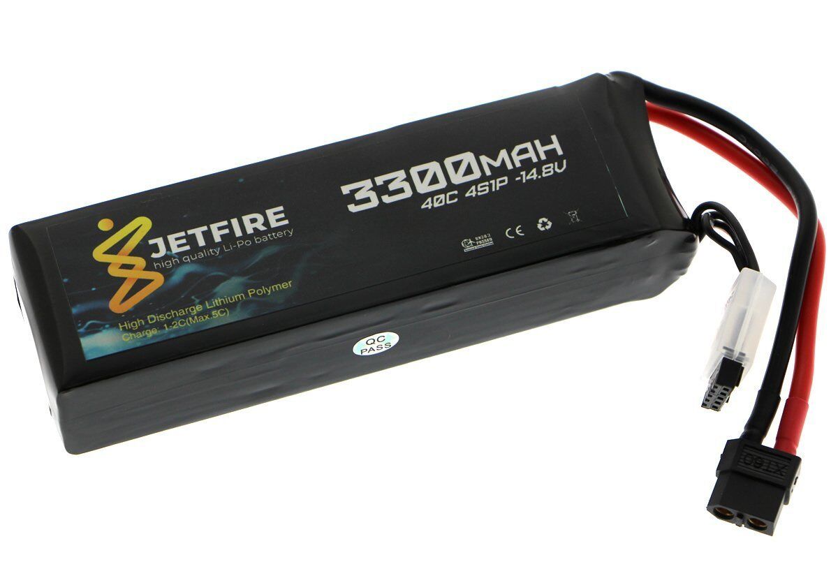 14.8v 4s 3300mah 40c Lipo Batarya Jetfire Pil