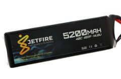 14.8v 4s 5200mah 100c Lipo Batarya Jetfire Pil
