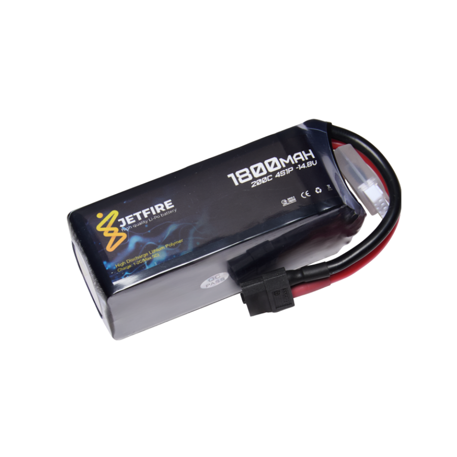 14.8v 4s 1800mah 200c Lipo Batarya Jetfire Pil