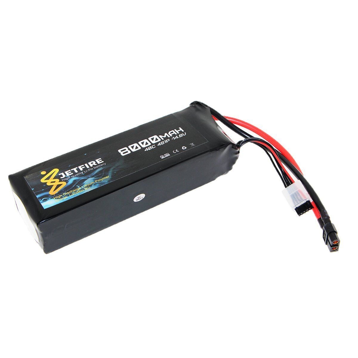 14.8v 4s 8000mah 40c Lipo Batarya Jetfire Pil