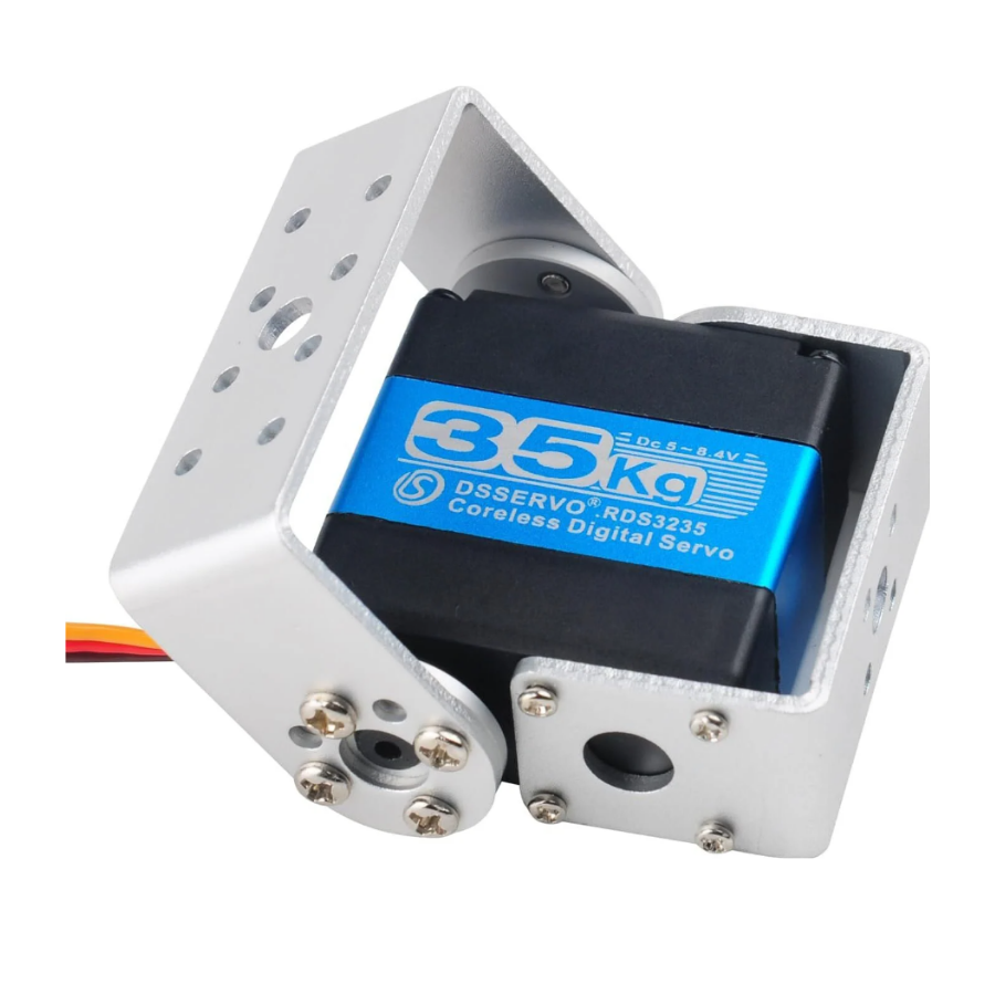DSSERVO RDS3235 Pro 35KG Su Geçirmez Dijital Servo Motor ve Robot Kol 180°