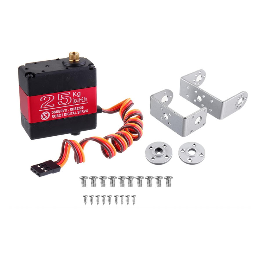 DSSERVO RDS3225 Pro 25KG Su Geçirmez Dijital Servo Motor ve Robot Kol 180°