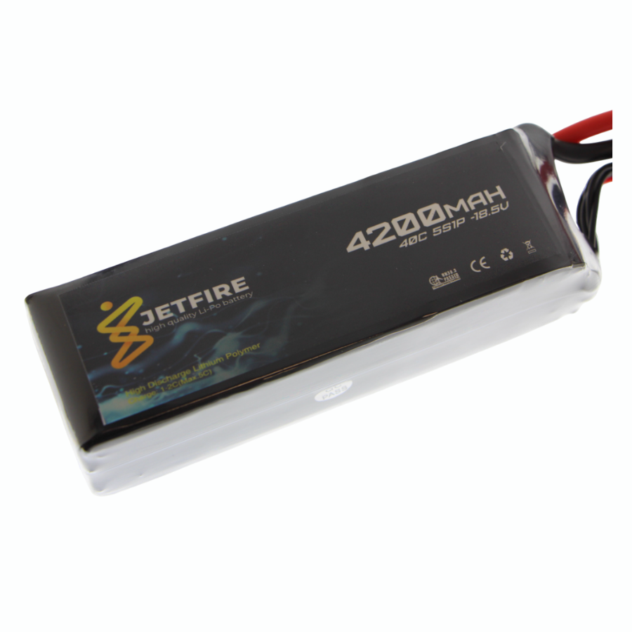 18.5v 5s 4200mah 40c Lipo Batarya Jetfire Pil
