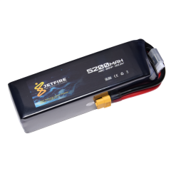 22.2v 6s 5200mah 40c Lipo Batarya Jetfire Pil