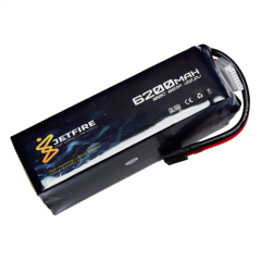 22.2v 6s 6200mah 100c Lipo Batarya Jetfire Pil