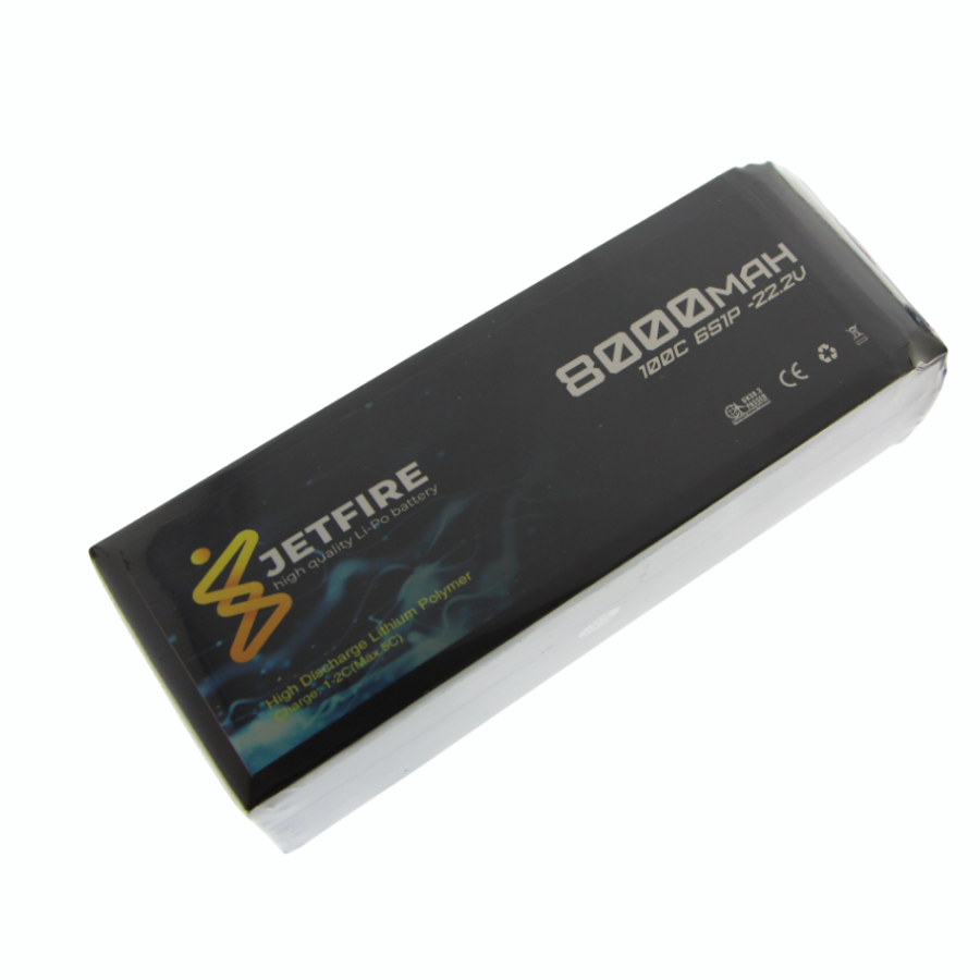 22.2v 6s 8000mah 100c Lipo Batarya Jetfire Pil