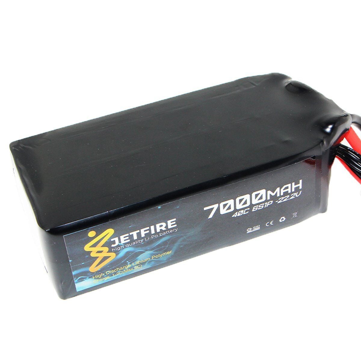 22.2v 6s 7000mah 40c Lipo Batarya Jetfire Pil