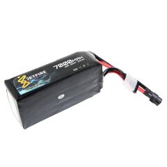 22.2v 6s 7000mah 40c Lipo Batarya Jetfire Pil