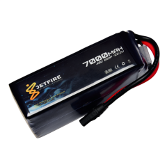 22.2v 6s 7000mah 40c Lipo Batarya Jetfire Pil