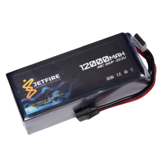 22.2v 6s 12000mah 40c Lipo Batarya Jetfire Pil