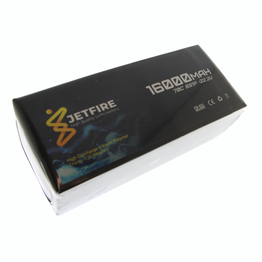 22.2v 6s 16000mah 70c Batarya Jetfire Pil