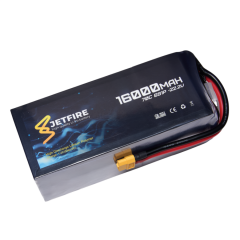 22.2v 6s 16000mah 70c Batarya Jetfire Pil