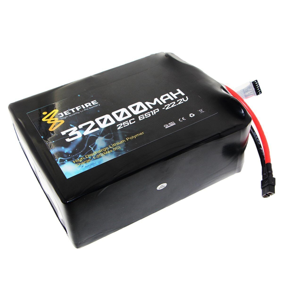 22.2v 6s 32000mah 25c Batarya Jetfire Pil