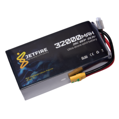 22.2v 6s 32000mah 25c Batarya Jetfire Pil