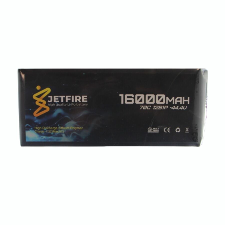 44.4v 12s 16000mah 70c   Batarya Jetfire Pil
