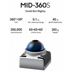 LİVOX Lidar MİD-360S Sensör