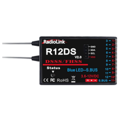 Radiolink R12DS 12 kanal Alıcı 2.4GHz