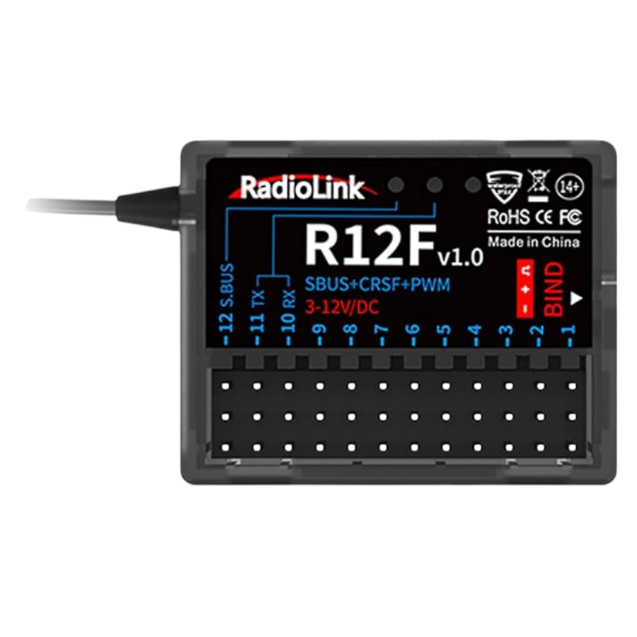 Radiolink R12F 12 Kanal Alıcı 2.4Ghz (S-BUS+CRSF+PWM)