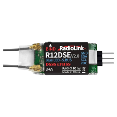 Radiolink R12DSE 2.4G 12 Kanal Mini RC Alıcı SBUS Sinyal RX