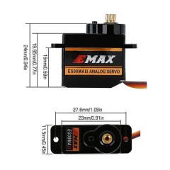 Emax ES08MD II Metal Dişlili Servo Motor